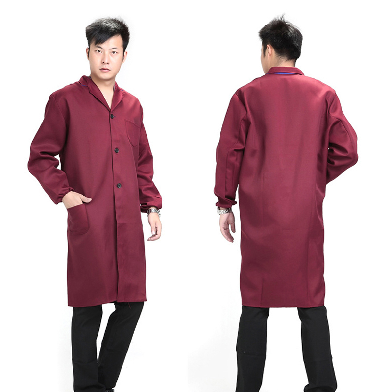 批发男女长款大褂工作服长袖搬运服库管员工作